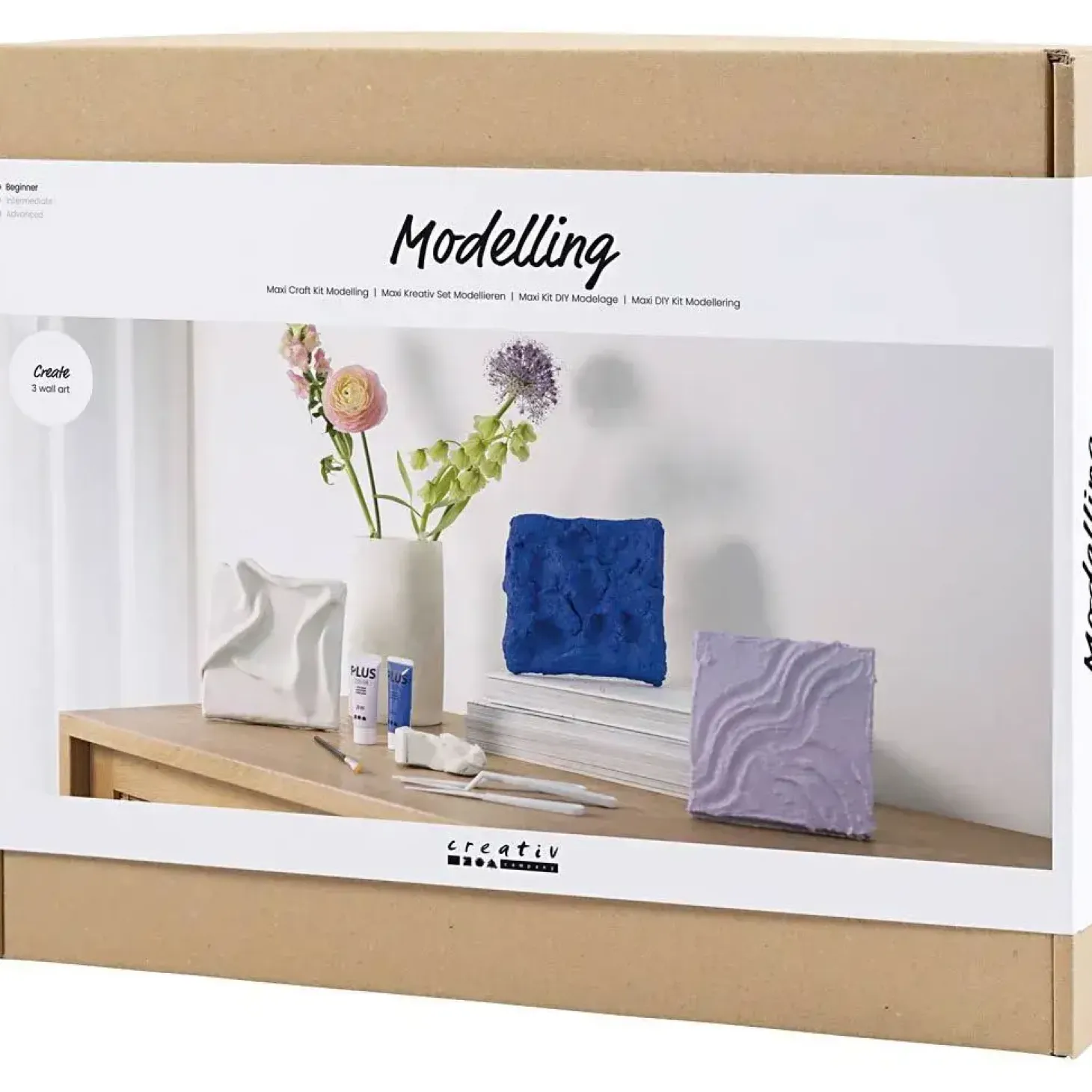 Creativ Company - Maxi DIY Kit Modellering, Vægdekoration, 1 pk.