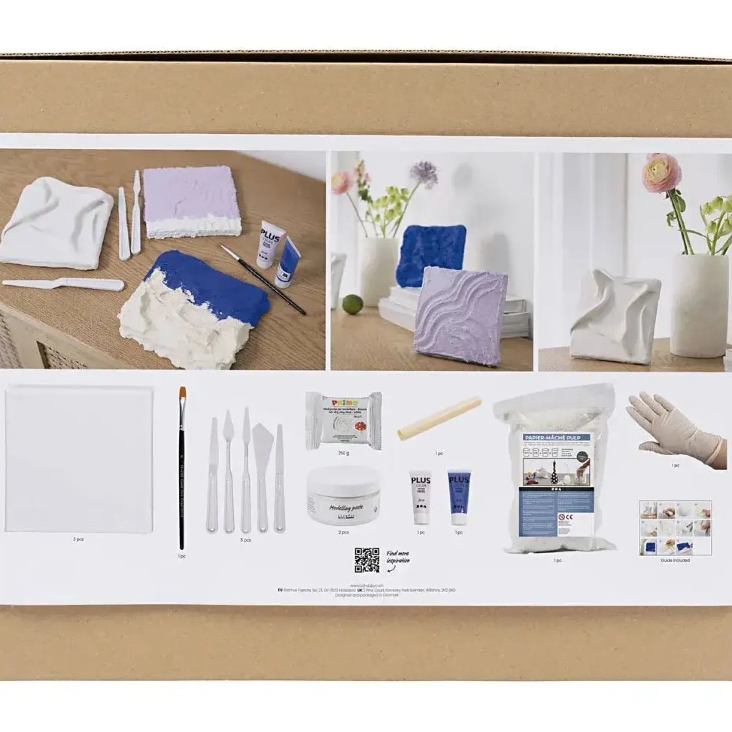 Creativ Company - Maxi DIY Kit Modellering, Vægdekoration, 1 pk.