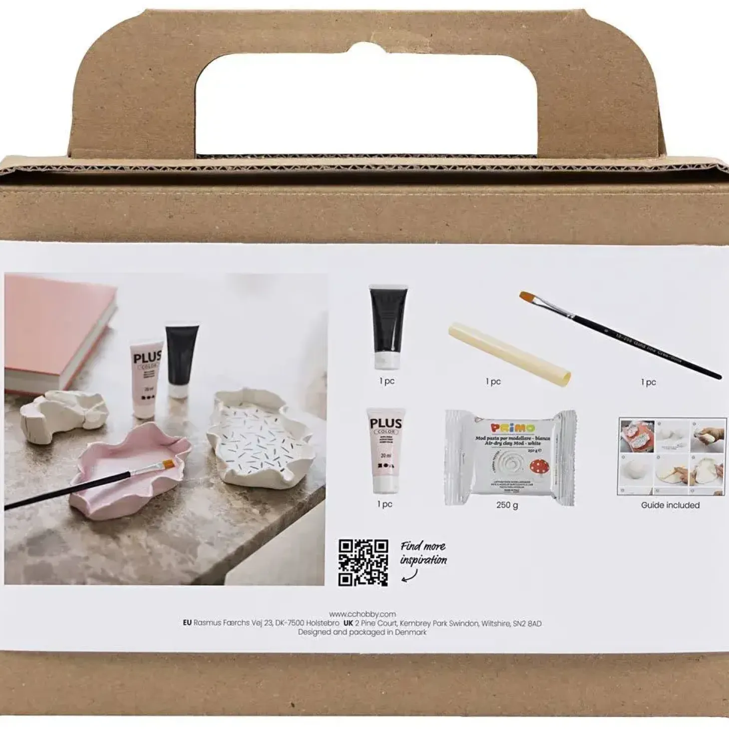 Creativ Company - Mini DIY Kit Modellering, Skål, 1 pk.