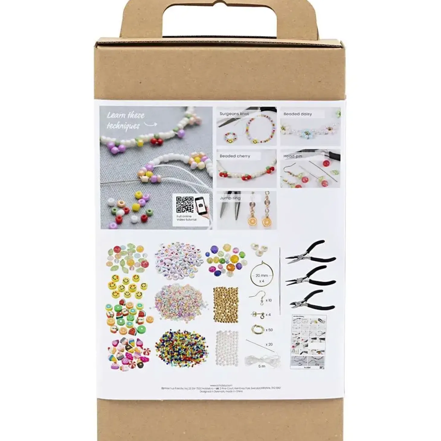 Creativ Company - Start DIY Kit Smykker Friske Farver, 1 pk.
