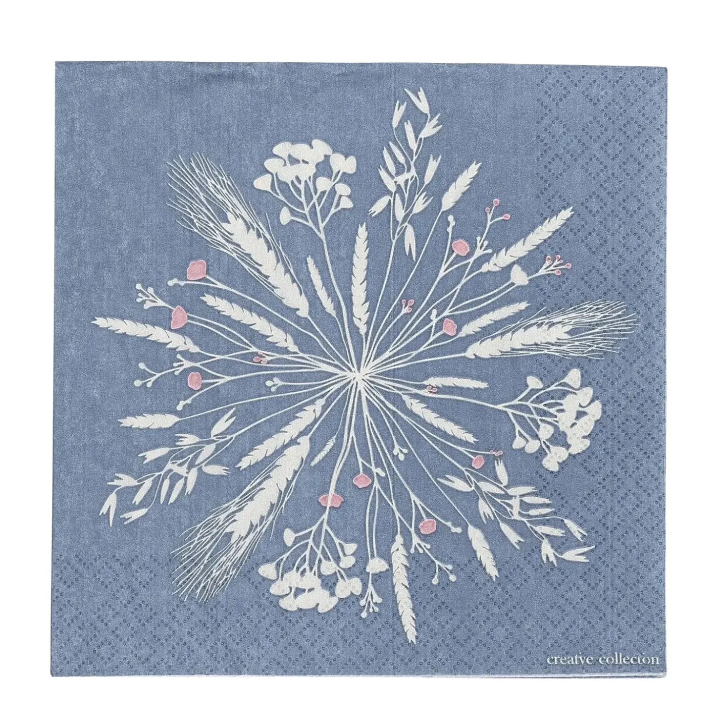 Creative Collection - Corn Serviet, Blå, FSC® Mix, Papir