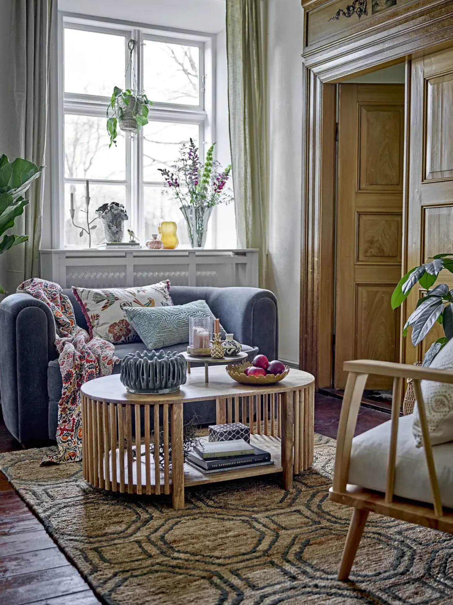Creative Collection - Malala Sofa, Blå, Genanvendt Polyester