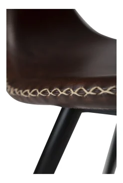 DAN-FORM - DOLPHIN Stol - Vintage cocoa kunstlæder