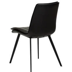 DAN-FORM - FIERCE Stol - Vintage sort kunstlæder