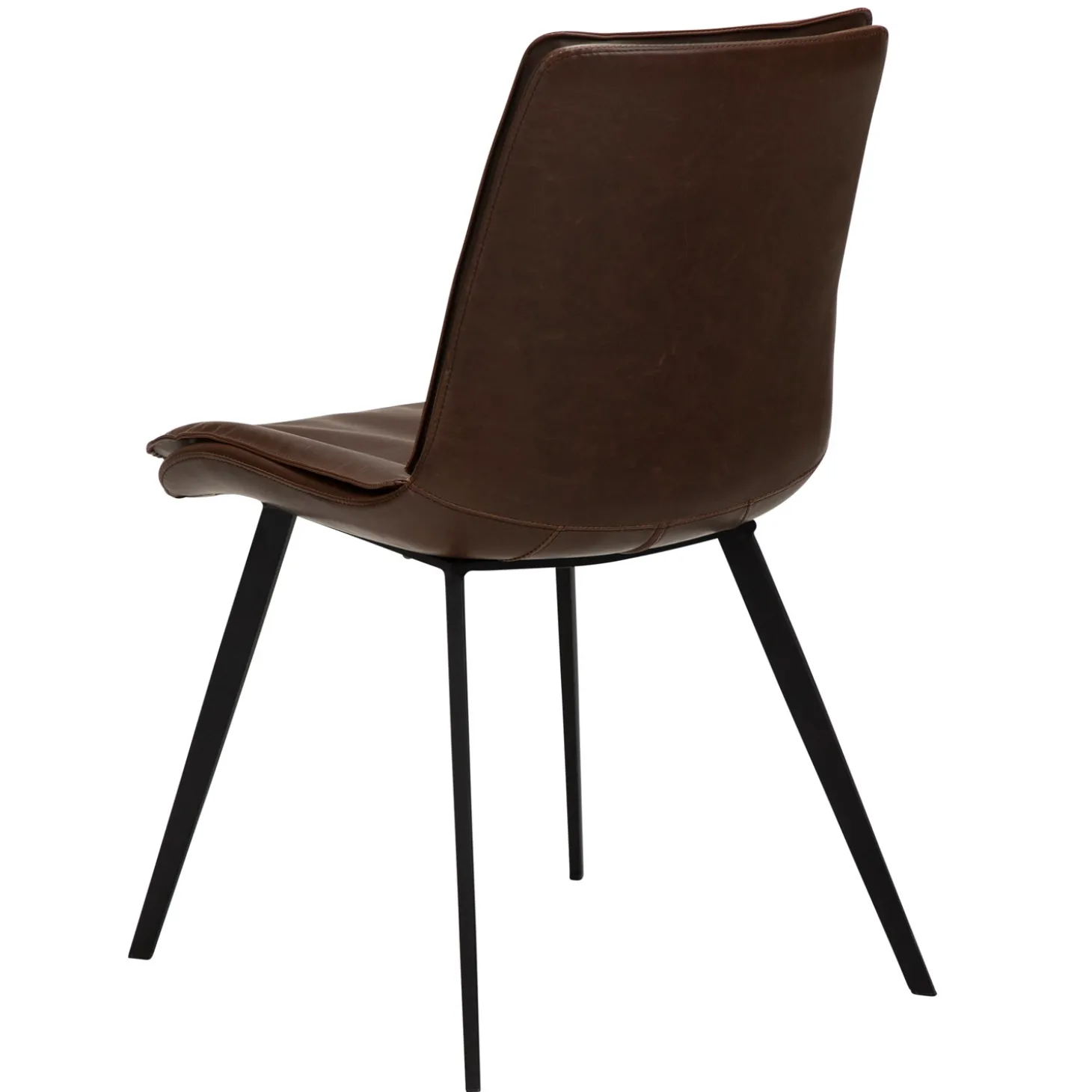 DAN-FORM - FIERCE Stol - Vintage cocoa kunstlæder