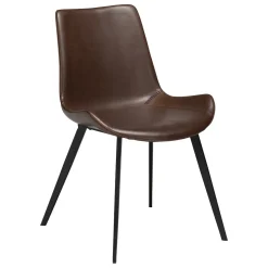 DAN-FORM - HYPE Stol - Vintage Cocoa kunstlæder