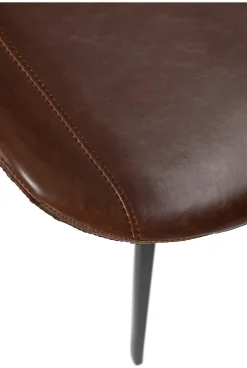 DAN-FORM - HYPE Stol - Vintage Cocoa kunstlæder