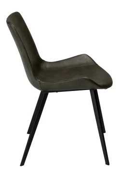 DAN-FORM - HYPE Stol - Vintage Grøn kunstlæder