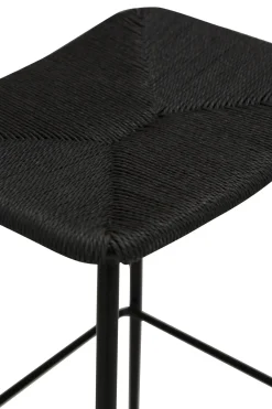 DAN-FORM - STILETTO Barstol - Sort papirsnor