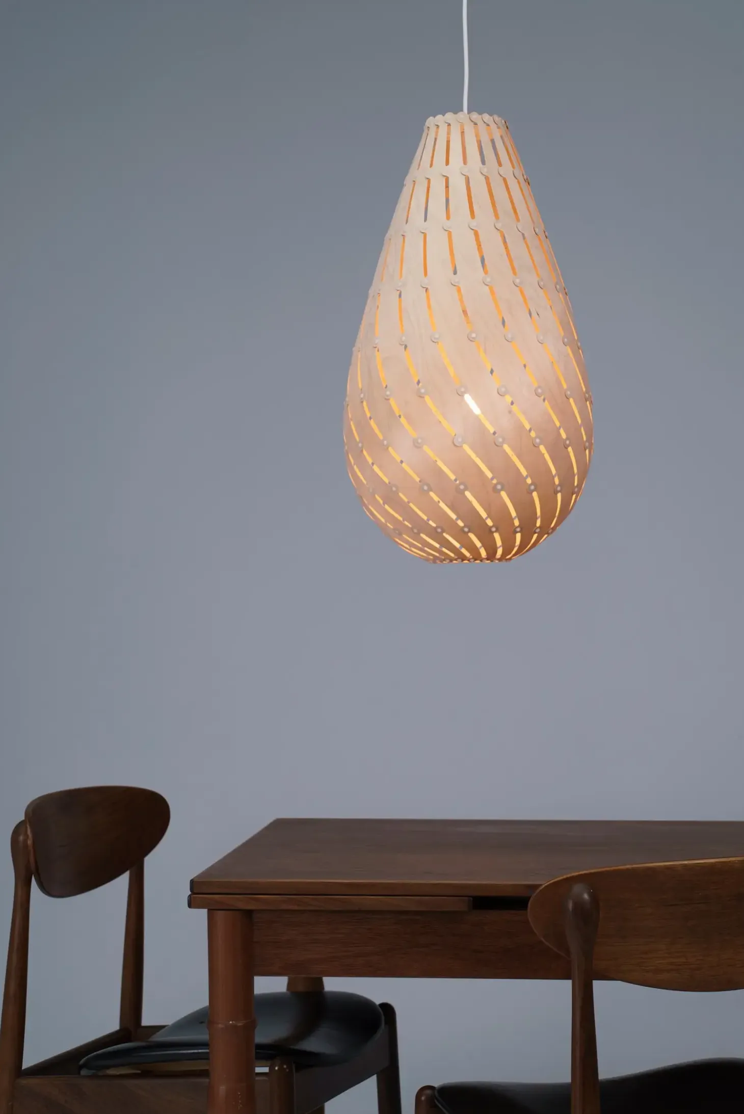 David Trubridge - Ebb Drop Lampe, natur
