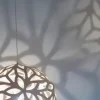 David Trubridge - Floral Pendel - aqua Ø 80 cm