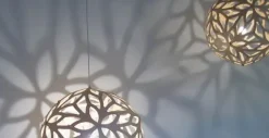 David Trubridge - Floral Pendel - aqua Ø 80 cm