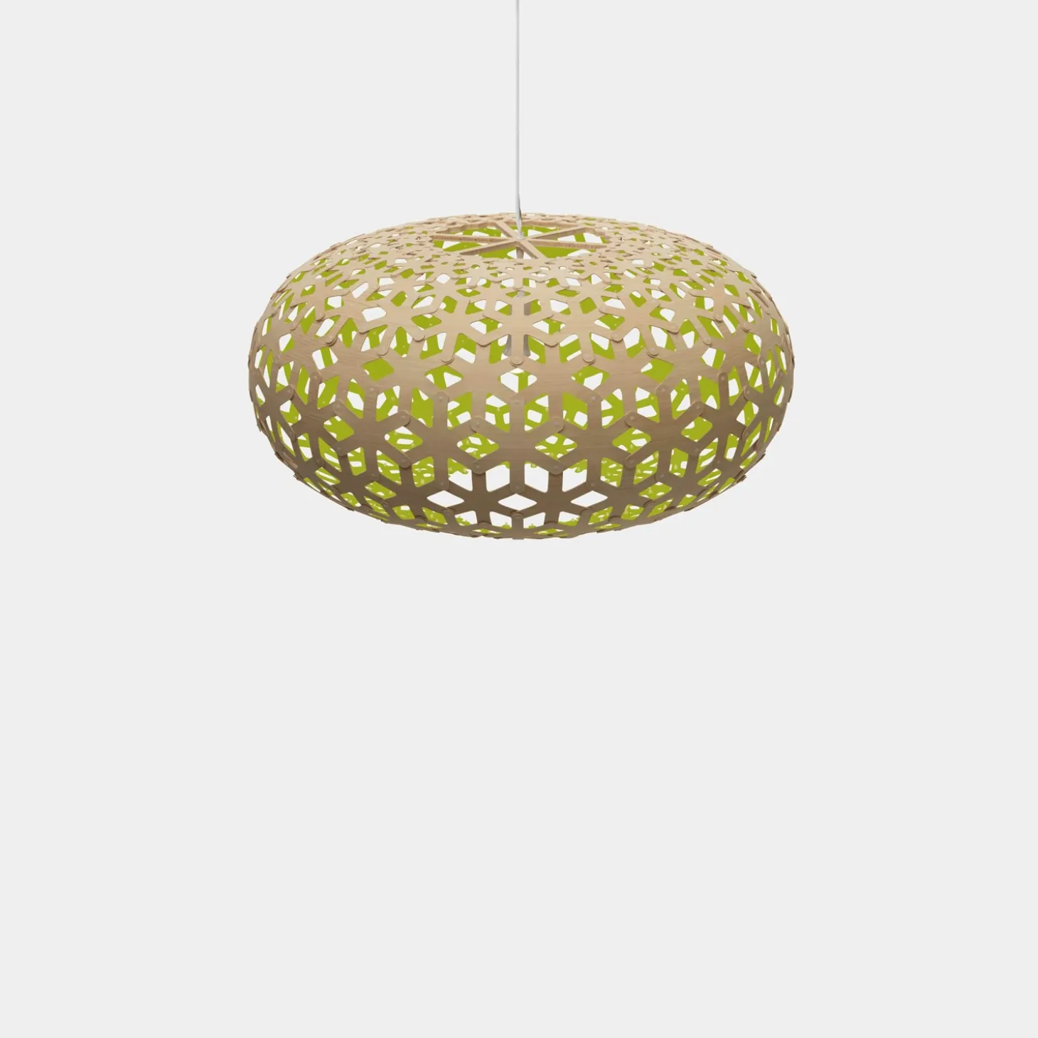 David Trubridge - Snowflake 80cm - Lime