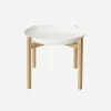 Design House Stockholm - Lille Bord - Tablo - Hvid/eg - Lav