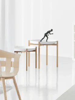Design House Stockholm - Lille Bord - Tablo - Hvid/eg - Lav