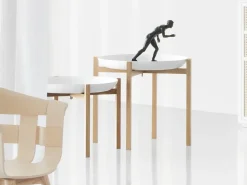 Design House Stockholm - Lille Bord - Tablo - Hvid/eg - Lav