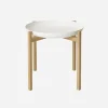 Design House Stockholm - Lille Bord - Tablo - Hvid/eg - Høj