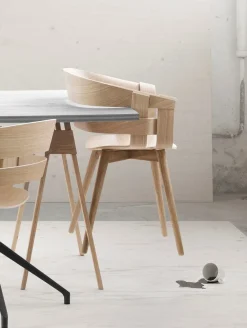 Design House Stockholm stol - Wick stol i ask sæde/ask ben