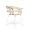Design House Stockholm stol - Wick stol i ask sæde/hvide ben