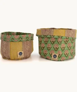 Doing Goods - Emma Fabric Basket Set - kurvesæt 2 stk.