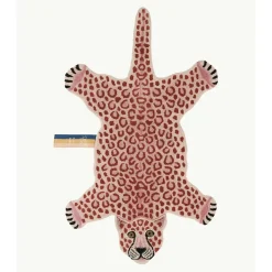 Doing Goods - Pink Leopard Gulvtæppe - Small