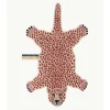 Doing Goods - Pink Leopard Gulvtæppe - Large - 150x88x2 cm