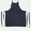DutchDeluxes - 5 Pockets Forklæde - Slim Fit - Washed Grey Denim