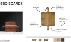 DutchDeluxes - BBQ Board - Square - XL - Olieret Eg