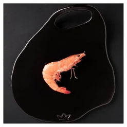 DutchDeluxes - Board plate/Tallerken - Lola - 28x23 cm - Sort