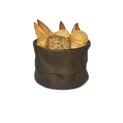 DutchDeluxes - Bread Basket Brødkurv - Ben - Vintage brun læder