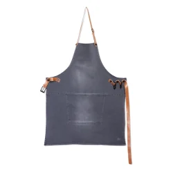 DutchDeluxes - Forklæde - BBQ Style - Washed Grey Denim