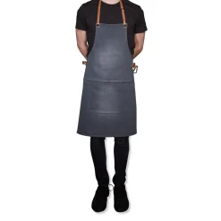 DutchDeluxes - Forklæde - BBQ Style - Washed Grey Denim