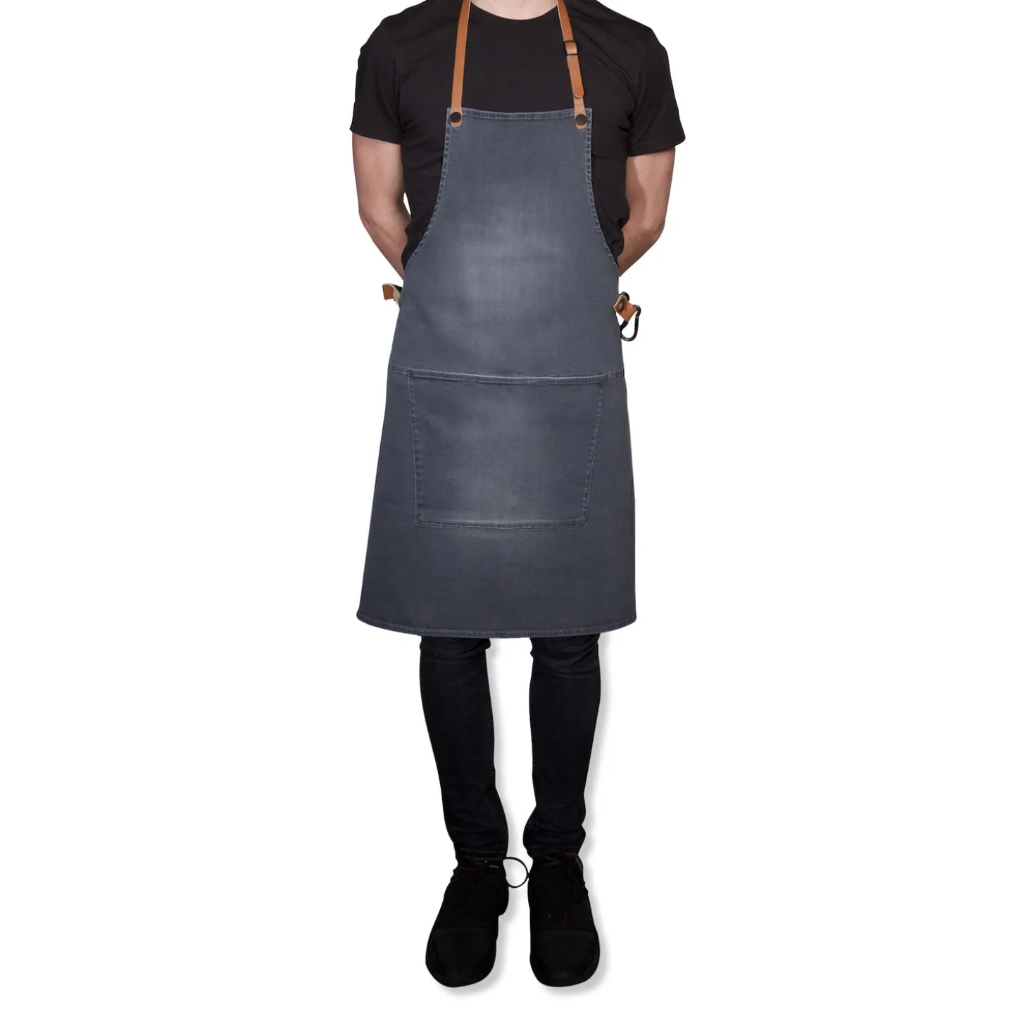 DutchDeluxes - Forklæde - BBQ Style - Washed Grey Denim