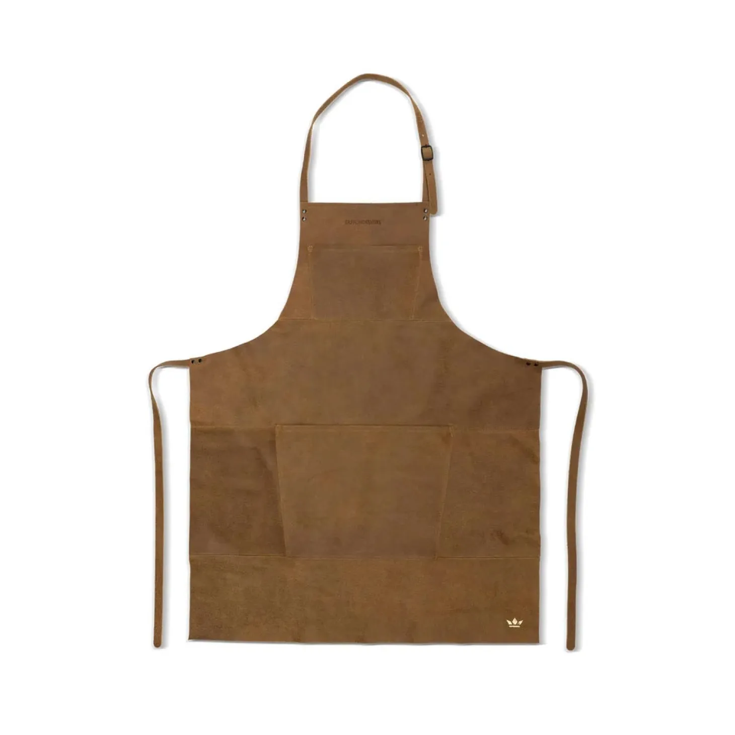 DutchDeluxes - Forklæde - Brushed Style - Vintage Camel Læder
