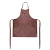 DutchDeluxes - Forklæde - Five Pockets Apron Slim Fit - Brun læder