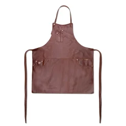 DutchDeluxes - Forklæde - Five Pockets Apron Slim Fit - Brun læder