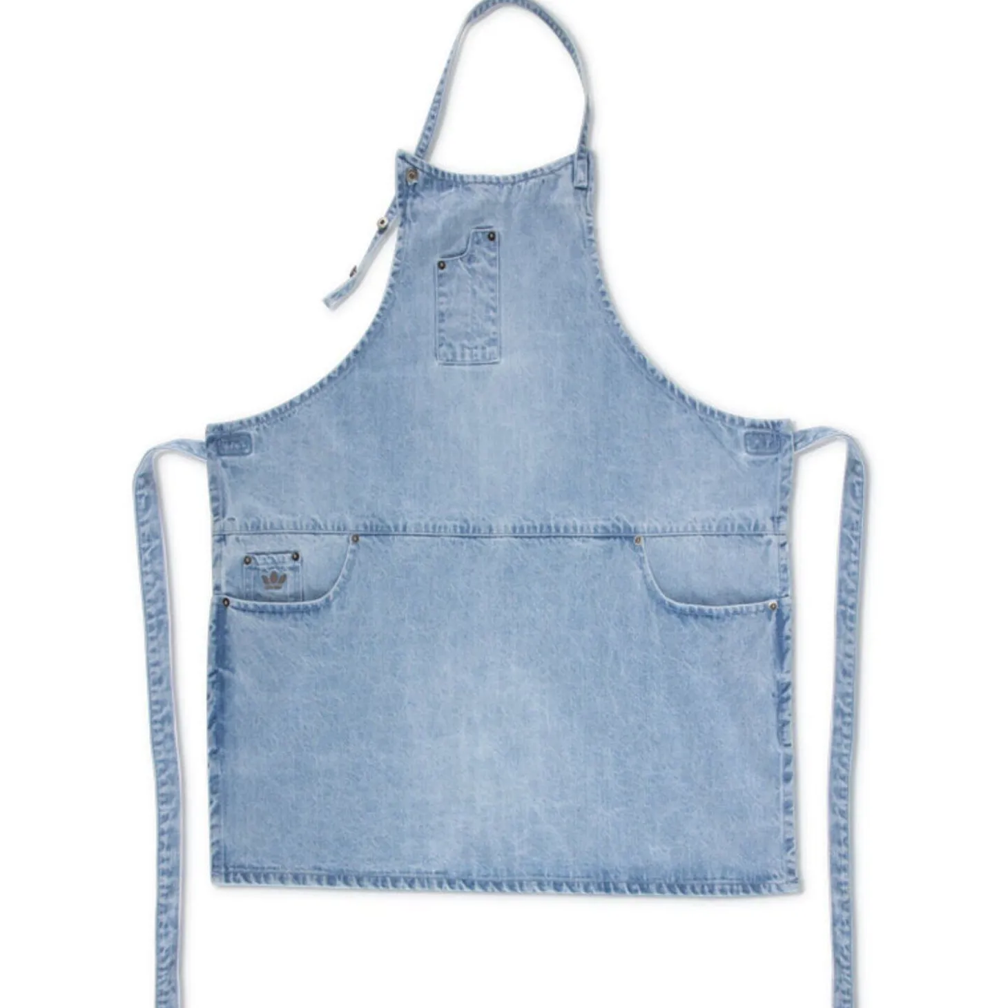 DutchDeluxes - Forklæde - Five Pockets Apron Slim Fit - Lys blå Denim