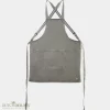 DutchDeluxes - Forklæde - Suspender Style - Denim Grå-Grøn