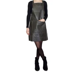 DutchDeluxes - Forklæde - Suspender Style - Vintage Grå