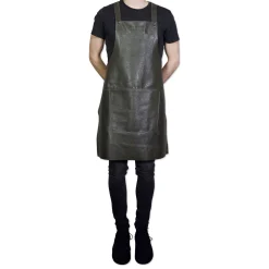 DutchDeluxes - Forklæde - Suspender Style - Vintage Grå