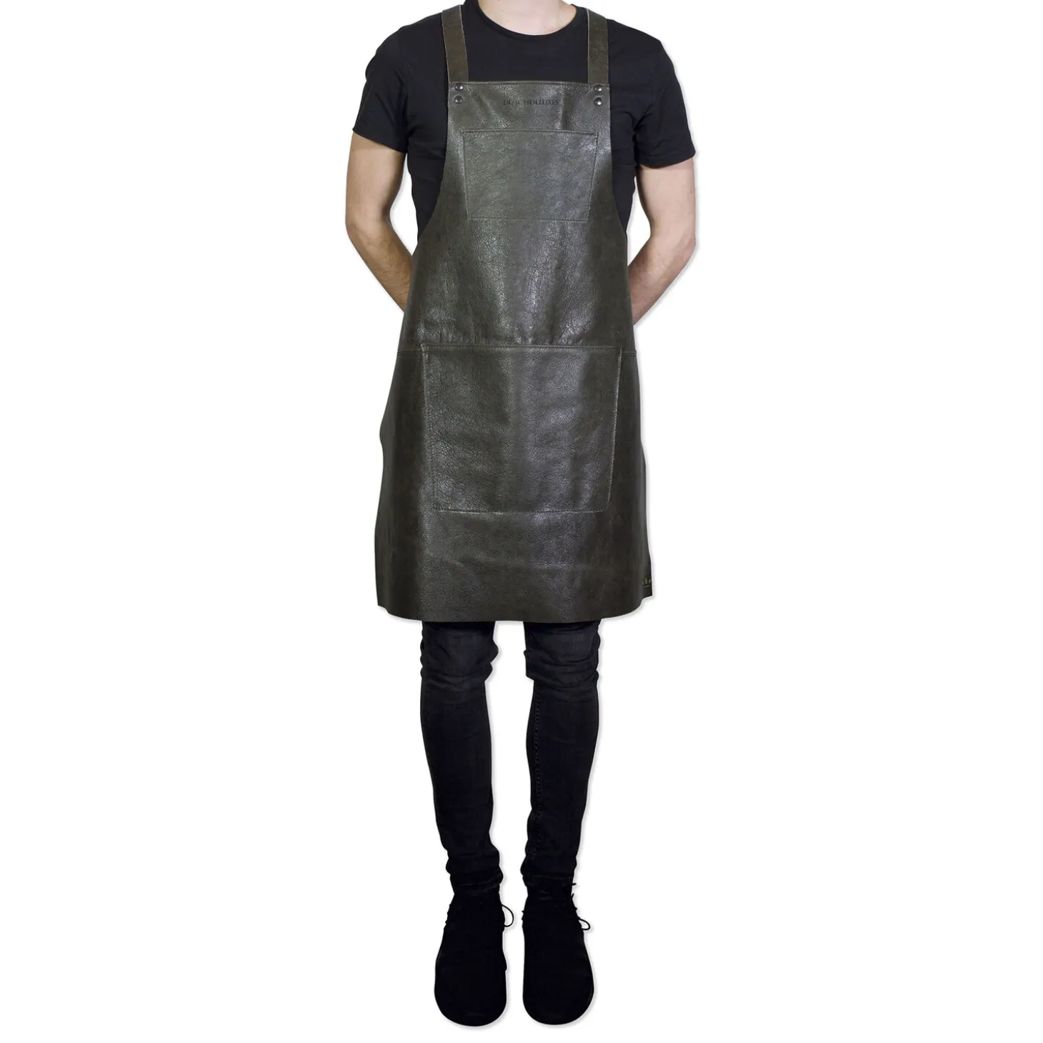 DutchDeluxes - Forklæde - Suspender Style - Vintage Grå
