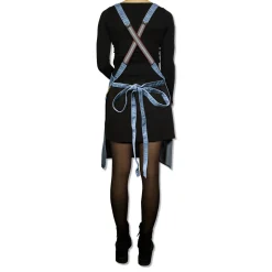 DutchDeluxes - Forklæde - Suspender Style - Denim lys blå