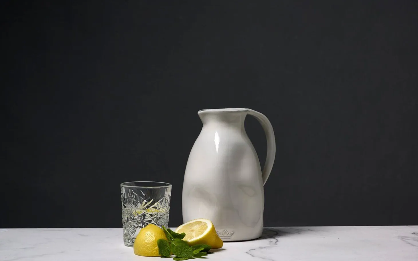 DutchDeluxes - Kande - Dented Jug - Hvid - 0,75 L