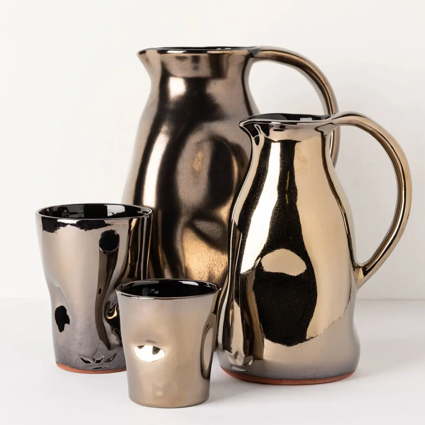 DutchDeluxes - Kande - Dented Jug - Platin - 2,5 L