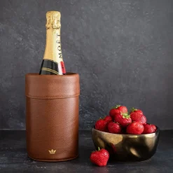 DutchDeluxes - Vinkøler - Wine cooler - Brun Læder