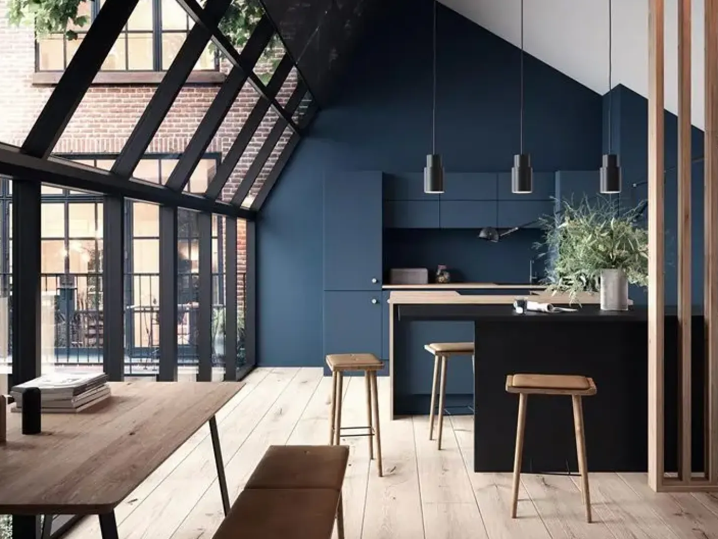 Ekta Living - Barstol - Scala - Røget eg