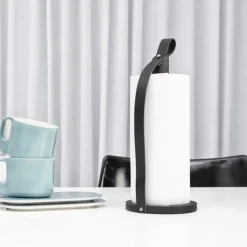 Ekta Living - køkkenrulleholder - Hands on - Sort