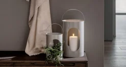 Ekta Living - Lanterne - Light House - Medium - Lys grå