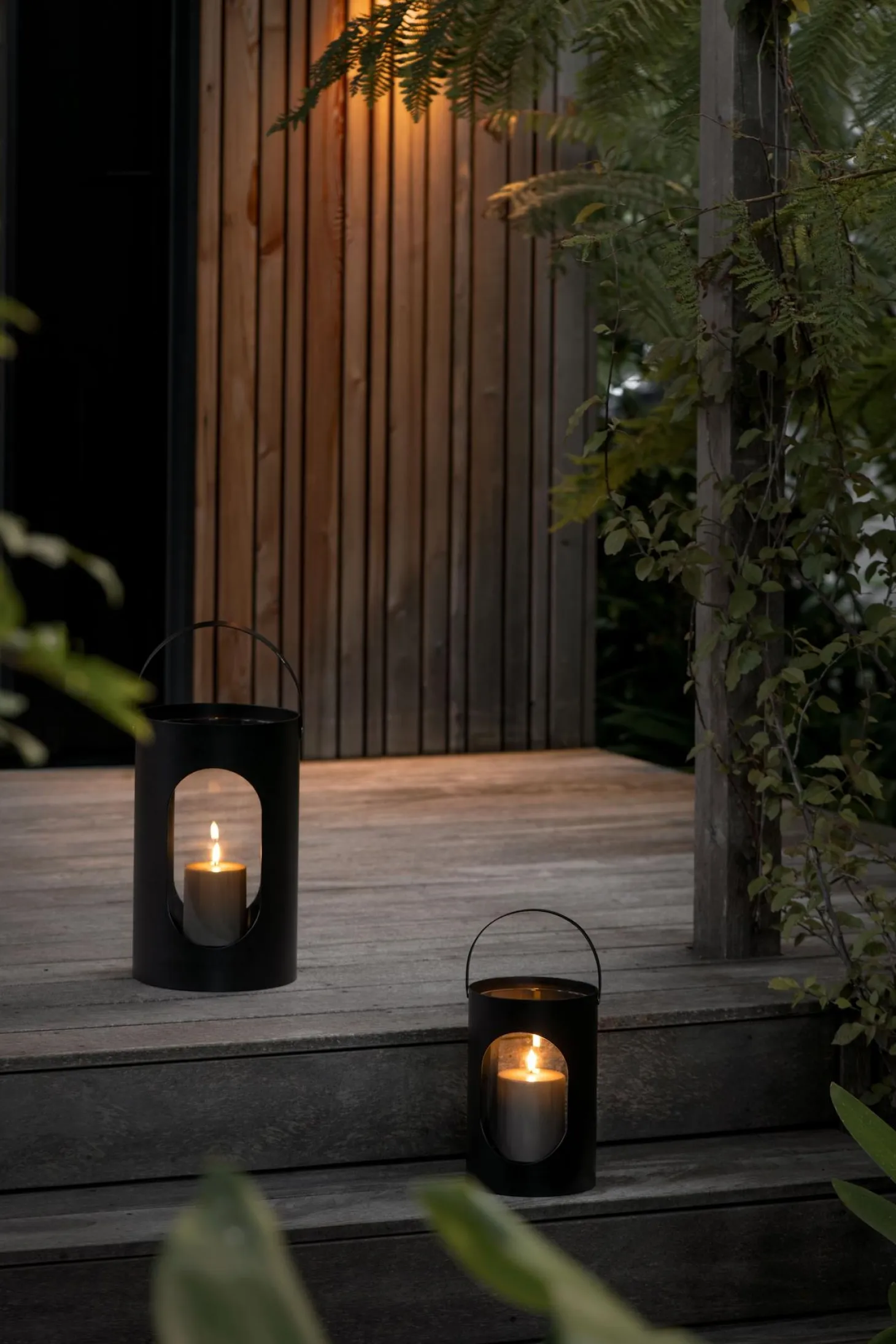 Ekta Living - Lanterne - Light House - Big - Sort