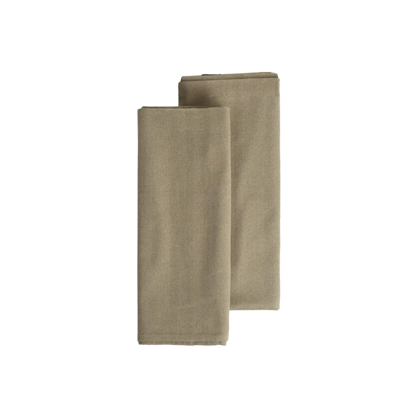 Ekta Living - Servietter - 2 stk. - Taupe